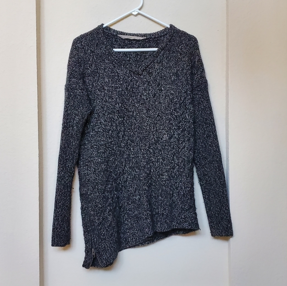 Athleta L/S Asymmetrical Sweater.   Size M
